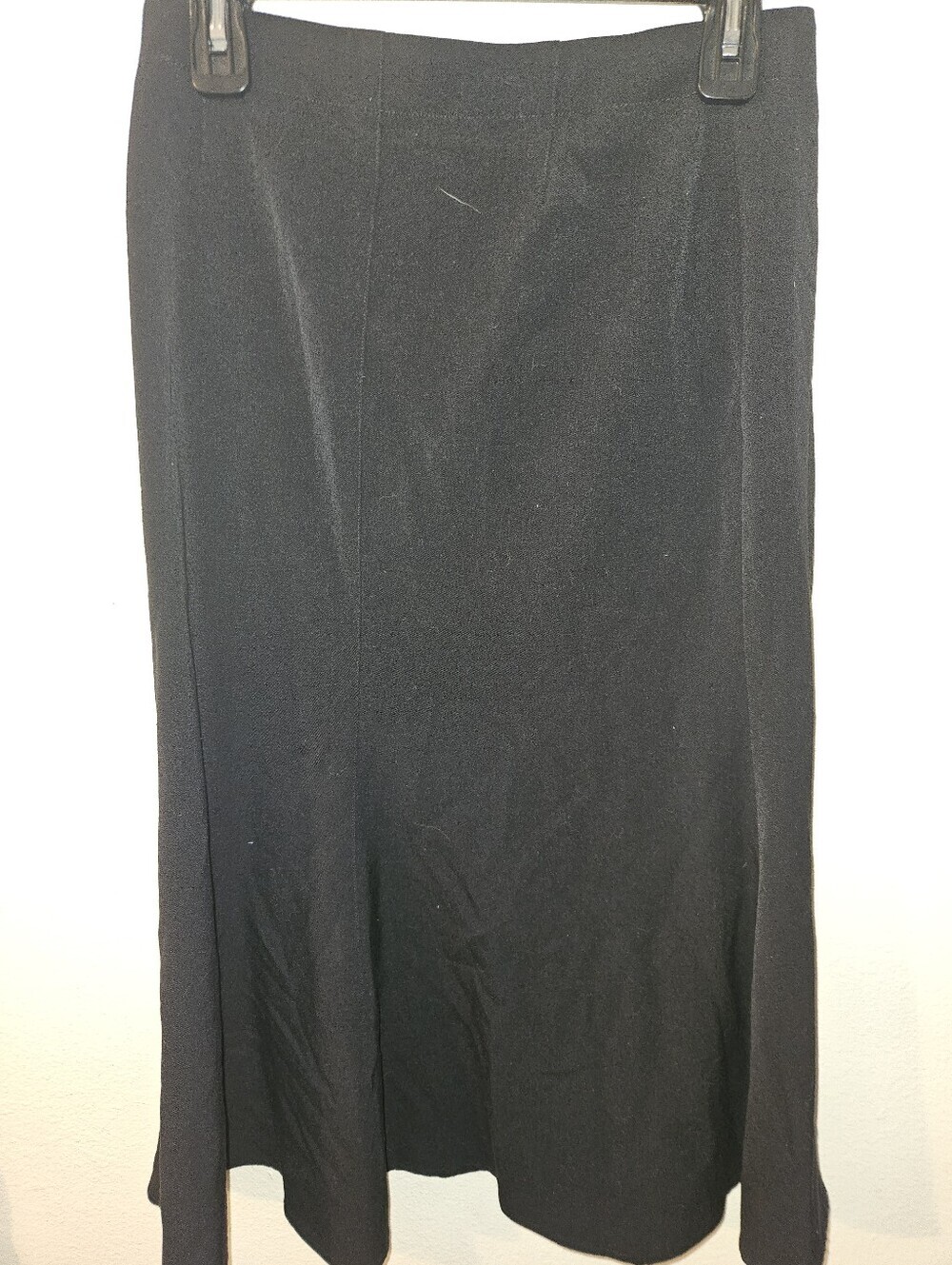 Fibers Womans Maxi Black Skirt Size 12